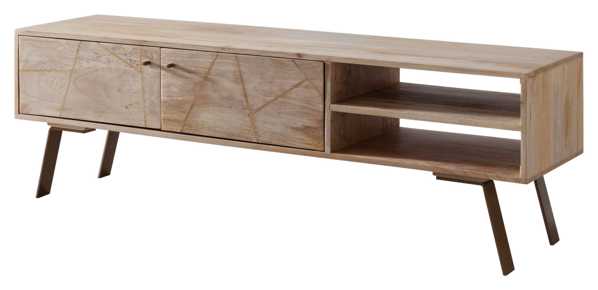 Lowboard natur B/H/T: ca. 145x47x35 cm Lowboard - natur (145,00/47,00/35,00cm) - Wohnling