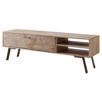 Lowboard natur B/H/T: ca. 145x47x35 cm Lowboard - natur (145,00/47,00/35,00cm) - Wohnling