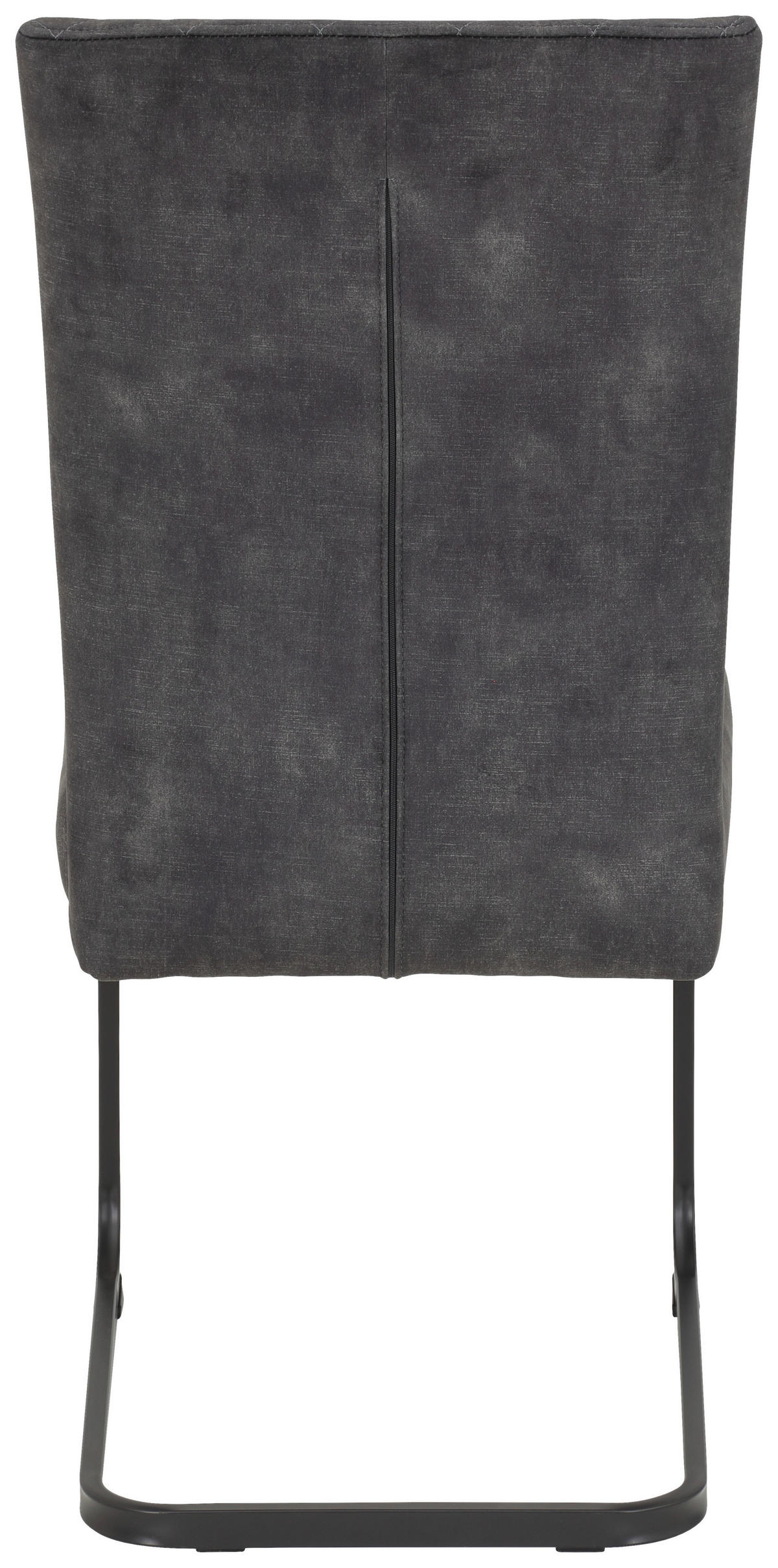Schwingstuhl Rachel I, 4er-Set anthrazit Microfaser B/H/T: ca. 46x96x60 cm Rachel I, 4er-Set - anthrazit (46,00/96,00/60,00cm) - Hela