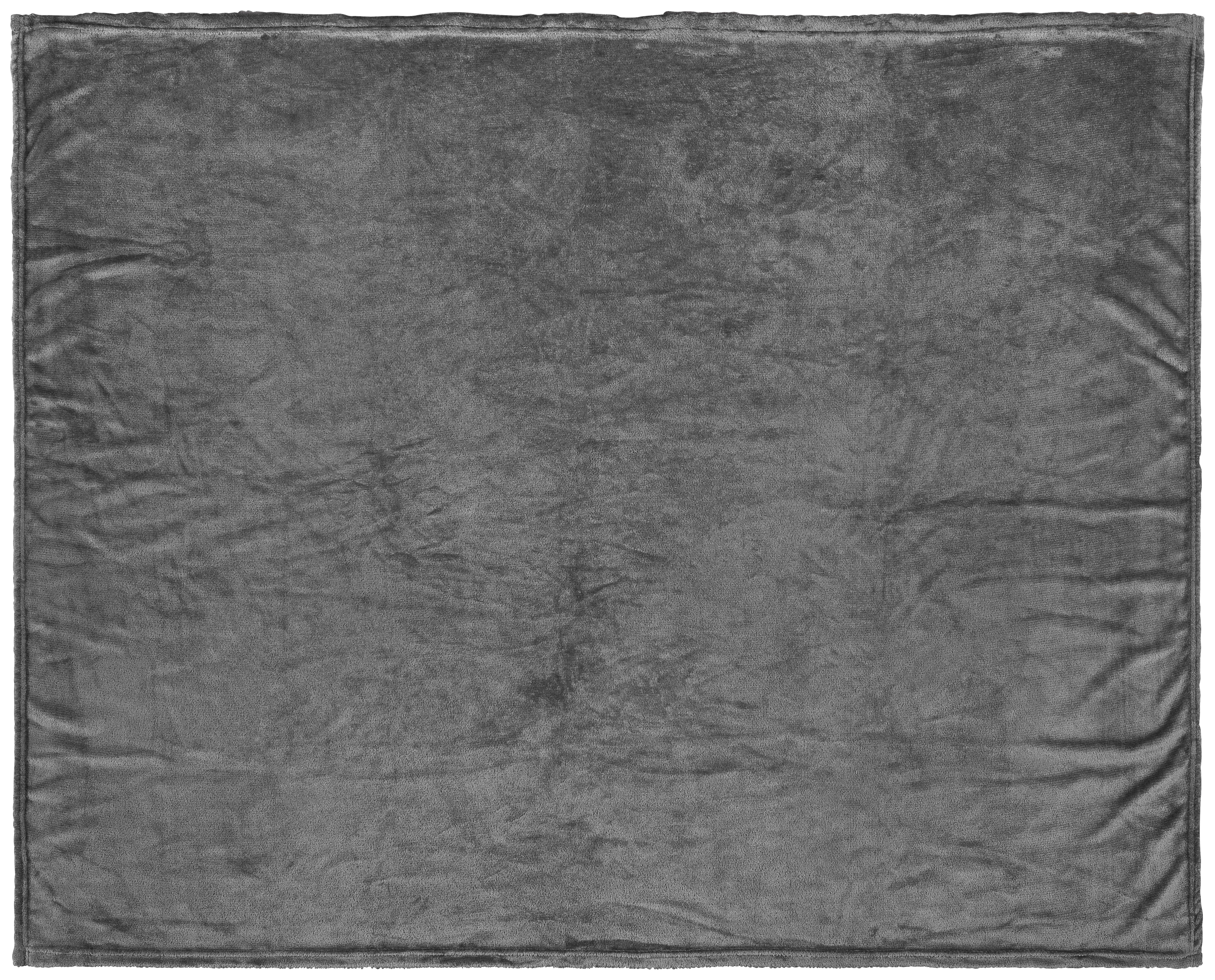 Flanelldecke Flanelldecke 130x160cm grau - grau (130,00/160,00cm) - Sensation