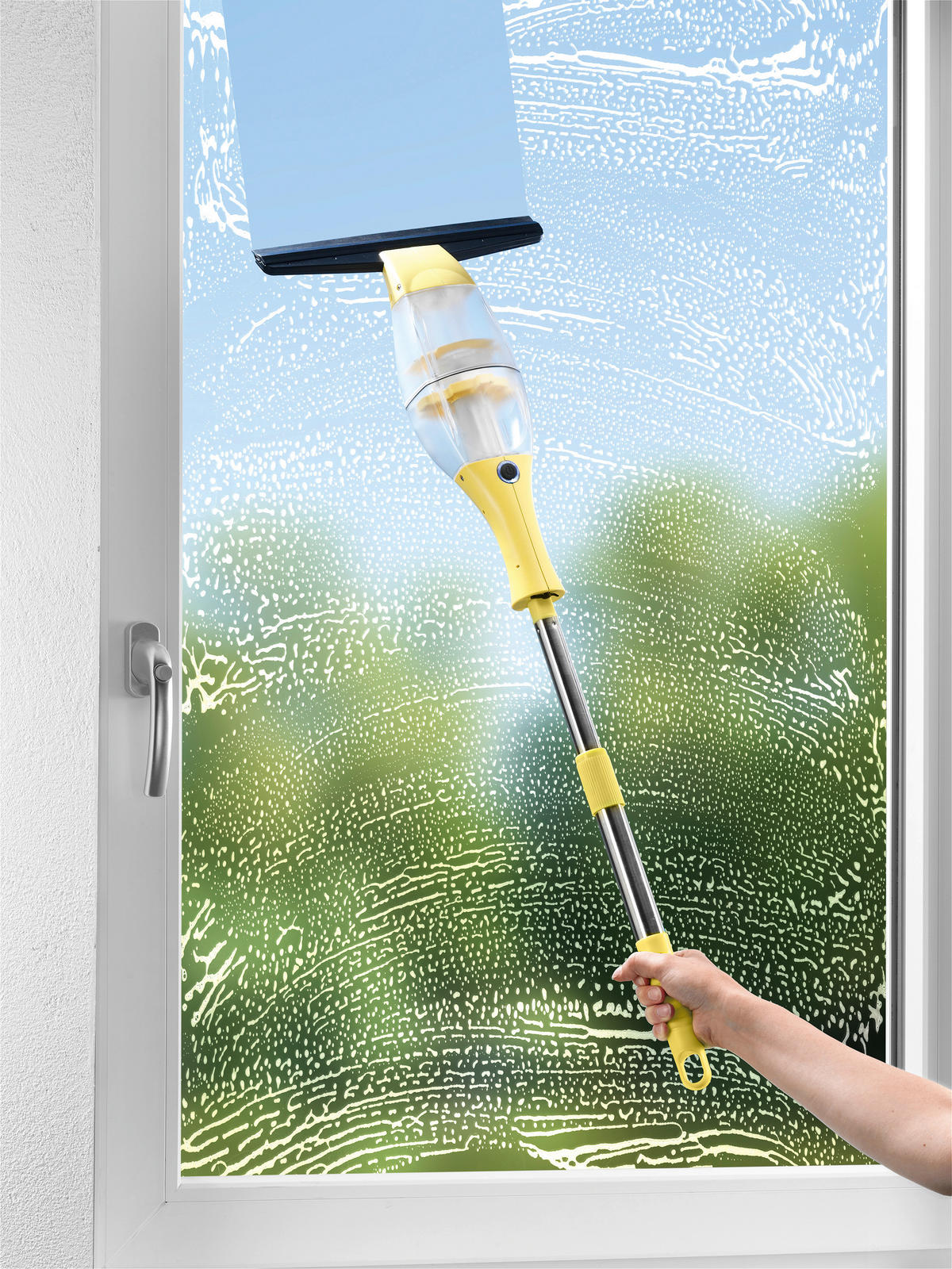CLEANmaxx Haushaltshelfer gelb Akku-Fensterreiniger_CLEAmaxx - gelb - CLEANmaxx