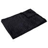 Flanelldecke Flanelldecke_XXL_Mäander 160x220cm - schwarz (160,00/220,00cm)