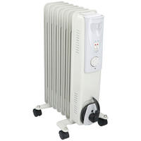 Ölradiator weiß Metall B/H/L: ca. 23,5x55x33 cm ca. 1500 W Ölradiator - weiß (33,00/23,50/55,00cm)