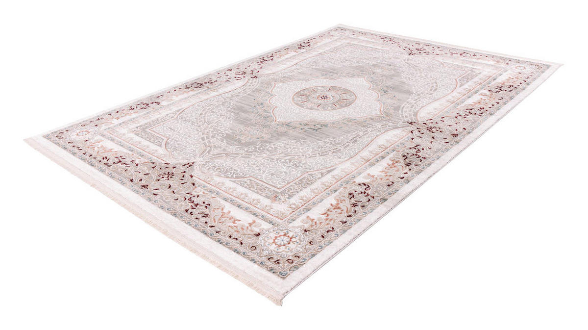360Living Teppich Akropolis grau B/L: ca. 160x230 cm Akropolis - rosa/grau (160,00/230,00cm) - 360Living