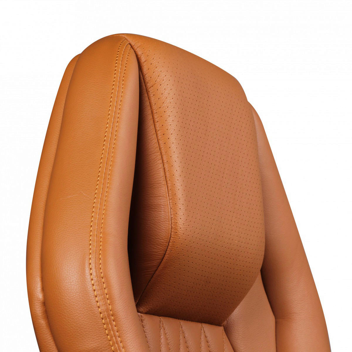 Drehstuhl braun Leder Bürostuhl MONTEREY - braun (67,00/136,00/70,00cm) - Amstyle