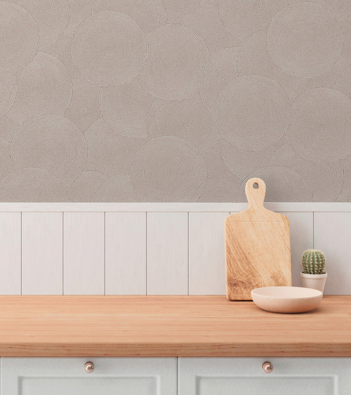 A.S.Création Vliestapete beige grau B/H/D: ca. 53x1005x8,8 cm Vliestapete - beige/grau (8,80/1005,00cm) - A.S.Creation