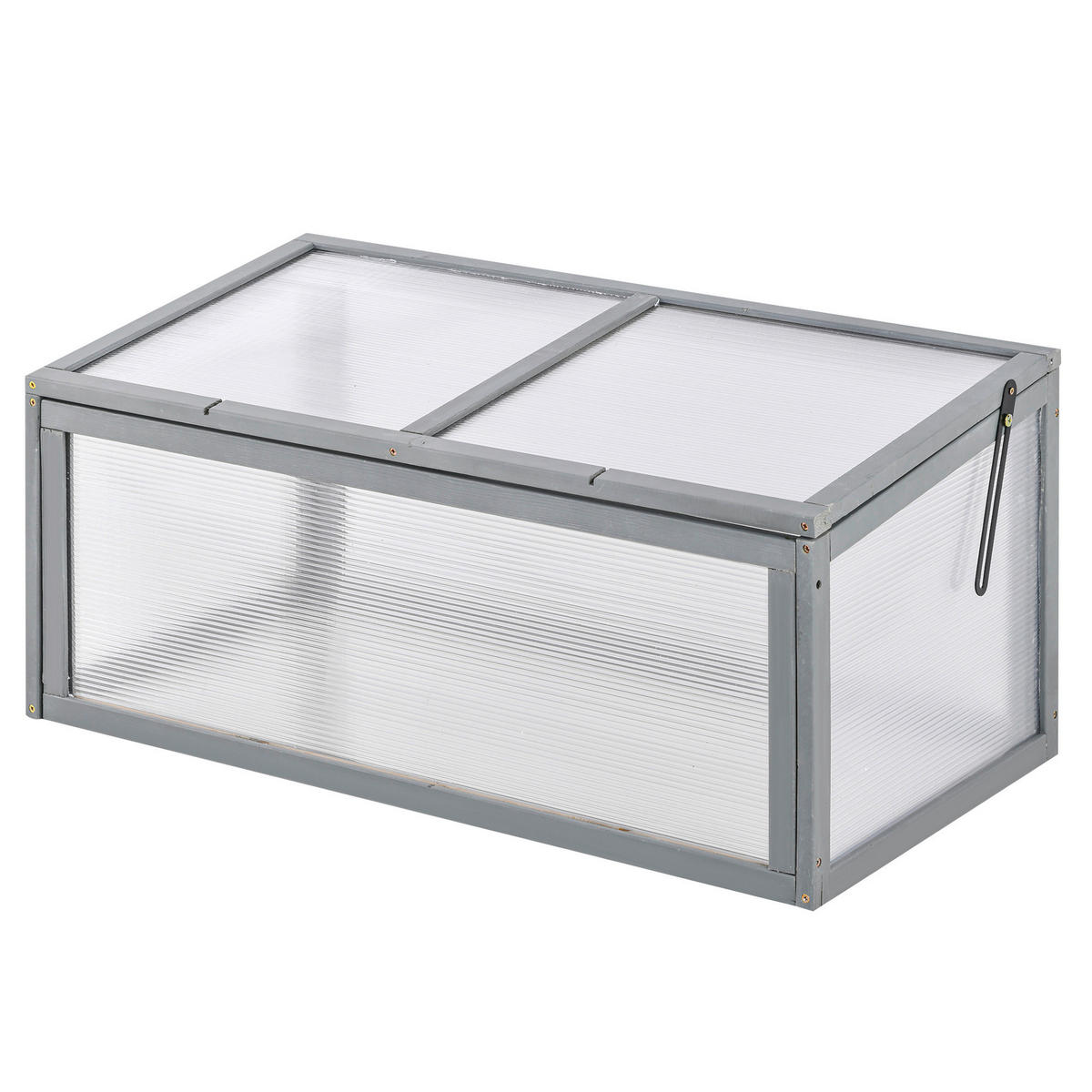 Outsunny Frühbeet B/H/L: ca. 46x40x90 cm Frühbeet - grau (90,00/46,00/40,00cm) - Outsunny