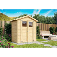 Karibu Gartenhaus Tito 1 natur B/H/T: ca. 180x222x123 cm Tito 1 - natur (180,00/222,00/123,00cm) - Karibu