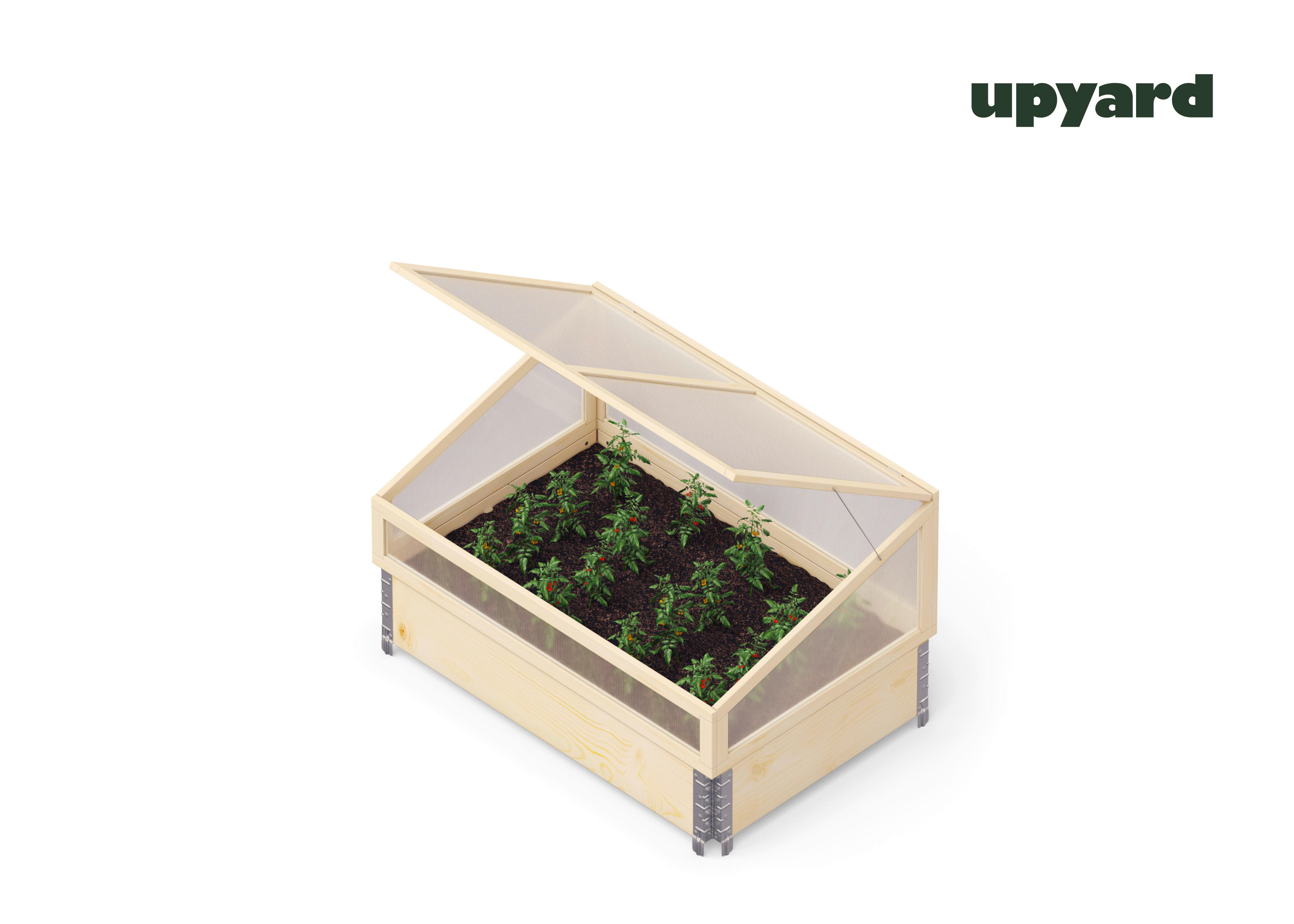 Thumbnail - UPYARD Frühbeet ACCESSORIES natur Holz B/H/L: ca. 80x40x120 cm