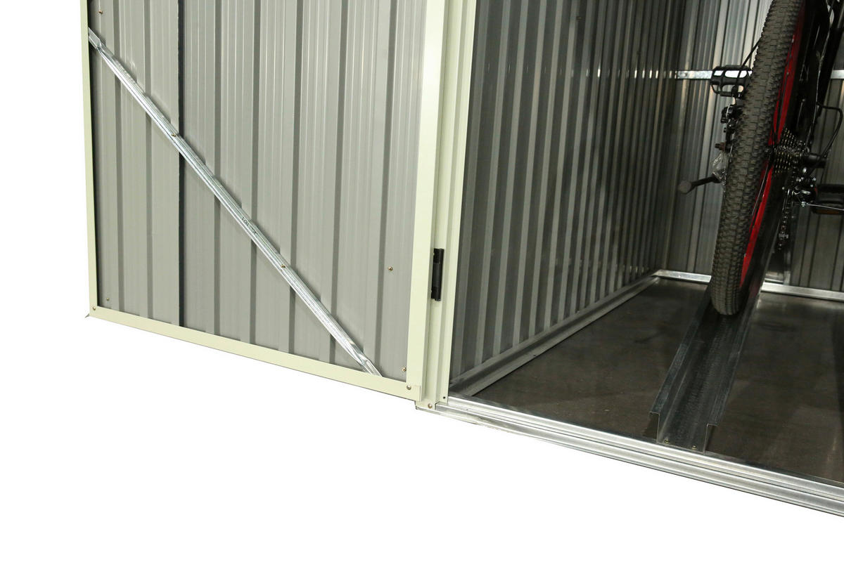 Westmann Fahrradgarage Gartenbox anthrazit anthrazit B/H/L: ca. 203x158x200 cm Fahrradgarage Gartenbox - anthrazit (200,00/203,00/158,00cm) - Westmann