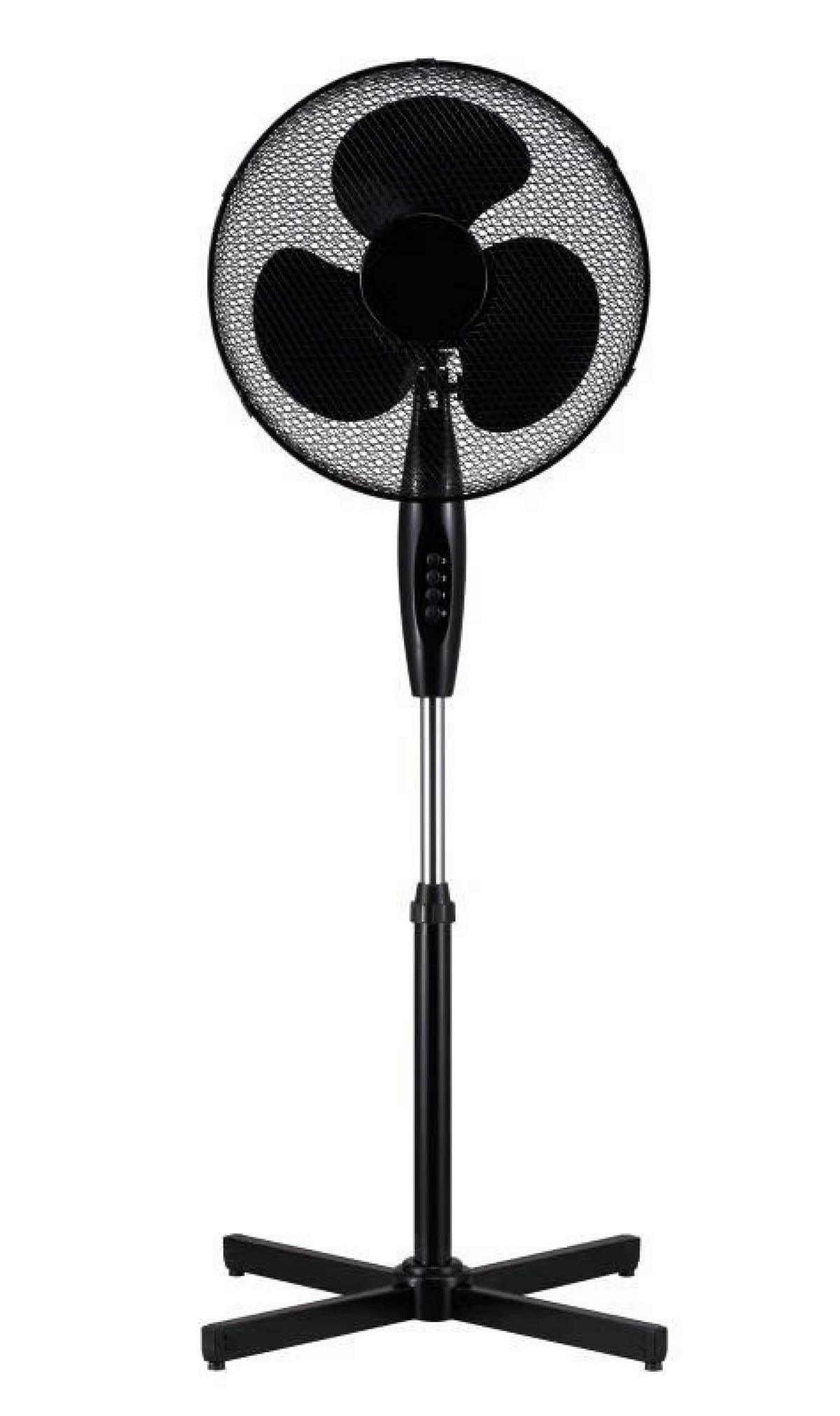 Elta Standventilator SVT-40.5 schwarz Metall Kunststoff D: ca. 40 cm Standventilator_Elta SVT-40.5 - schwarz (40,00cm) - Elta