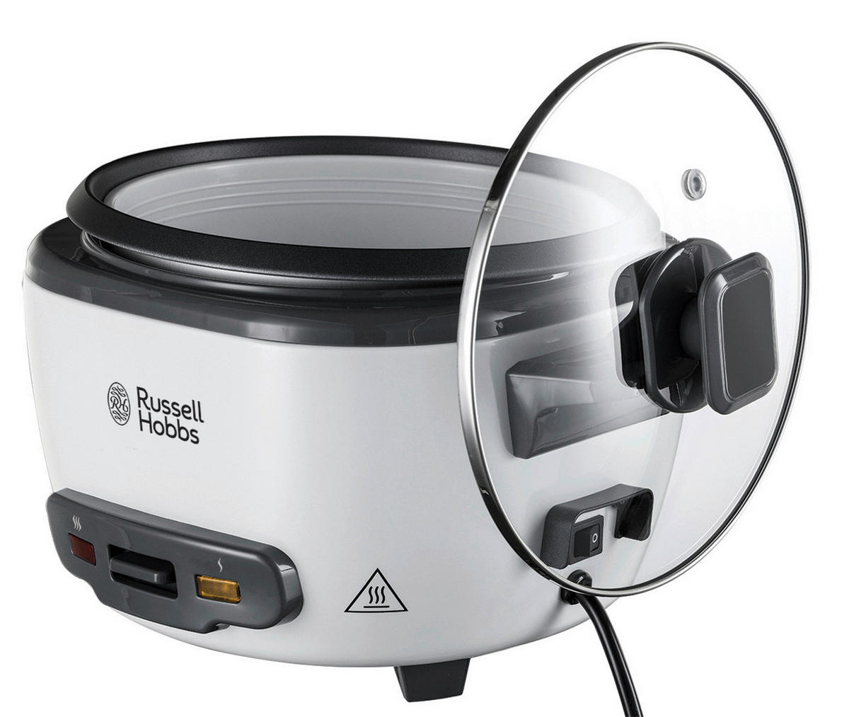 Russell Hobbs Reiskocher 27040-56 weiß Metall Glas Kunststoff B/H/T: ca. 32x23x25 cm Reiskocher_Russell_Hobbs 27040-56 - weiß (32,00/23,00/25,00cm) - Russell Hobbs