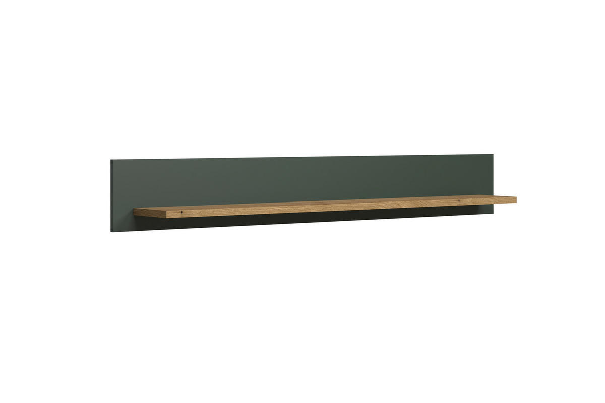 Wandboard Stanton tannengrün Eiche Evoke Coast Nachbildung B/H/T: ca. 156x22x22 cm Stanton - Eiche/tannengrün (156,00/22,00/22,00cm)