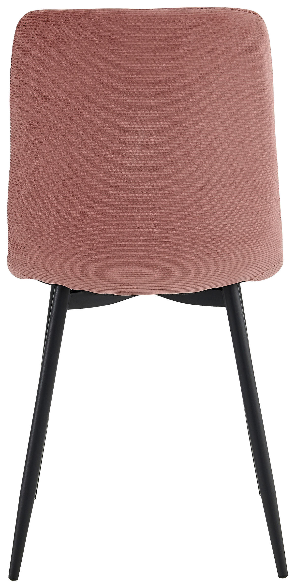 Stuhl Leipzig, 4er-Set altrosa Microfaser Metall B/H/T: ca. 44x92x54 cm Leipzig, 4er-Set - altrosa (44,00/92,00/54,00cm) - Hela