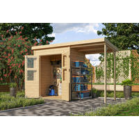 Karibu Gartenhaus Tony 0 natur B/H/T: ca. 182x219x126 cm Tony 0 - natur (182,00/219,00/126,00cm) - Karibu