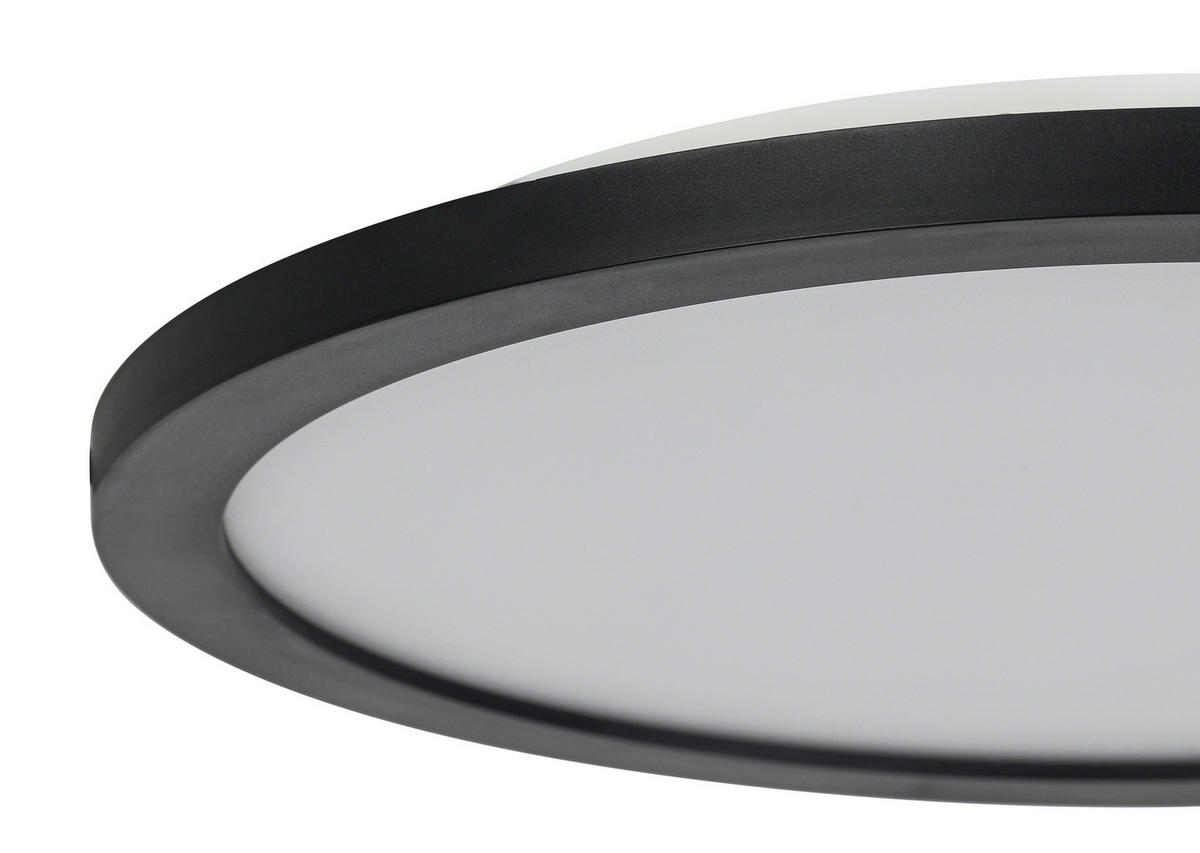 Nolo LED-Deckenpaneel Aria schwarz Kunststoff H/D: ca. 5x30 cm Aria - schwarz (30,00/5,00cm) - Nolo