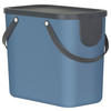 Rotho Abfalleimer ALBULA blau B/H/L: ca. 23,5x34x40 cm ALBULA - blau (40,00/23,50/34,00cm) - Rotho