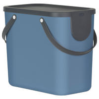 Rotho Abfalleimer ALBULA blau B/H/L: ca. 23,5x34x40 cm ALBULA - blau (40,00/23,50/34,00cm) - Rotho