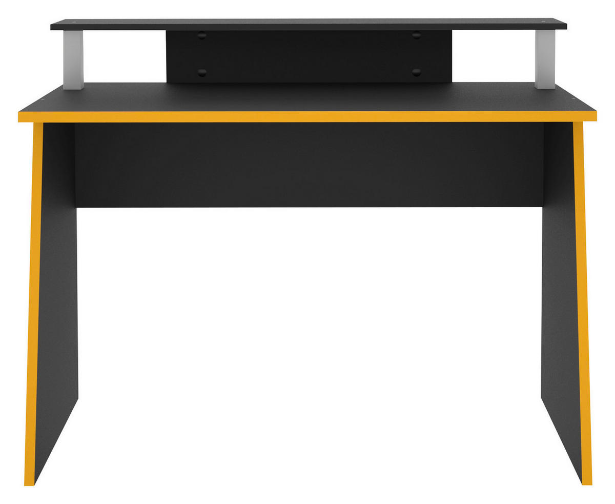 Gaming-Schreibtisch  anthrazit orange B/H/T: ca. 117x93x50 cm Zocker_Pro_Gaming-Schreibtisch - orange/anthrazit (117,00/93,00/50,00cm)