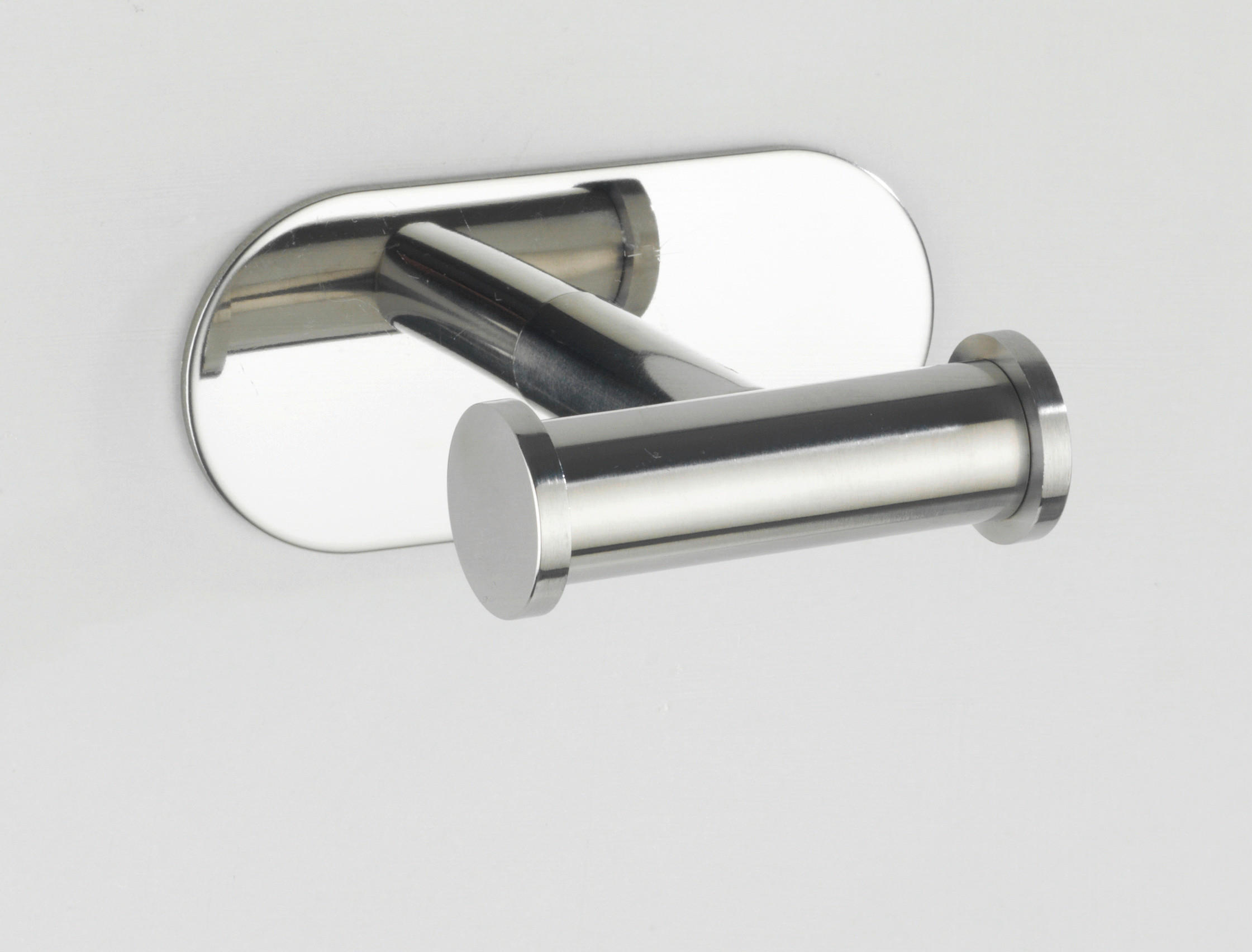 Handtuchhaken silber Metall B/H/T: ca. 10x4,5x6,5 cm Handtuchhaken_Duo_Orea_Shine - silber (10,00/4,50/6,50cm) - Turbo-Loc