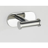 Handtuchhaken silber Metall B/H/T: ca. 10x4,5x6,5 cm Handtuchhaken_Duo_Orea_Shine - silber (10,00/4,50/6,50cm) - Turbo-Loc