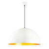 Opviq Pendelleuchte Berceste weiß Metall B/H/T/L/D: ca. 60x126x60x60x60 cm E27 1 Brennstellen Berceste - weiß (60,00/60,00/126,00cm) - Opviq