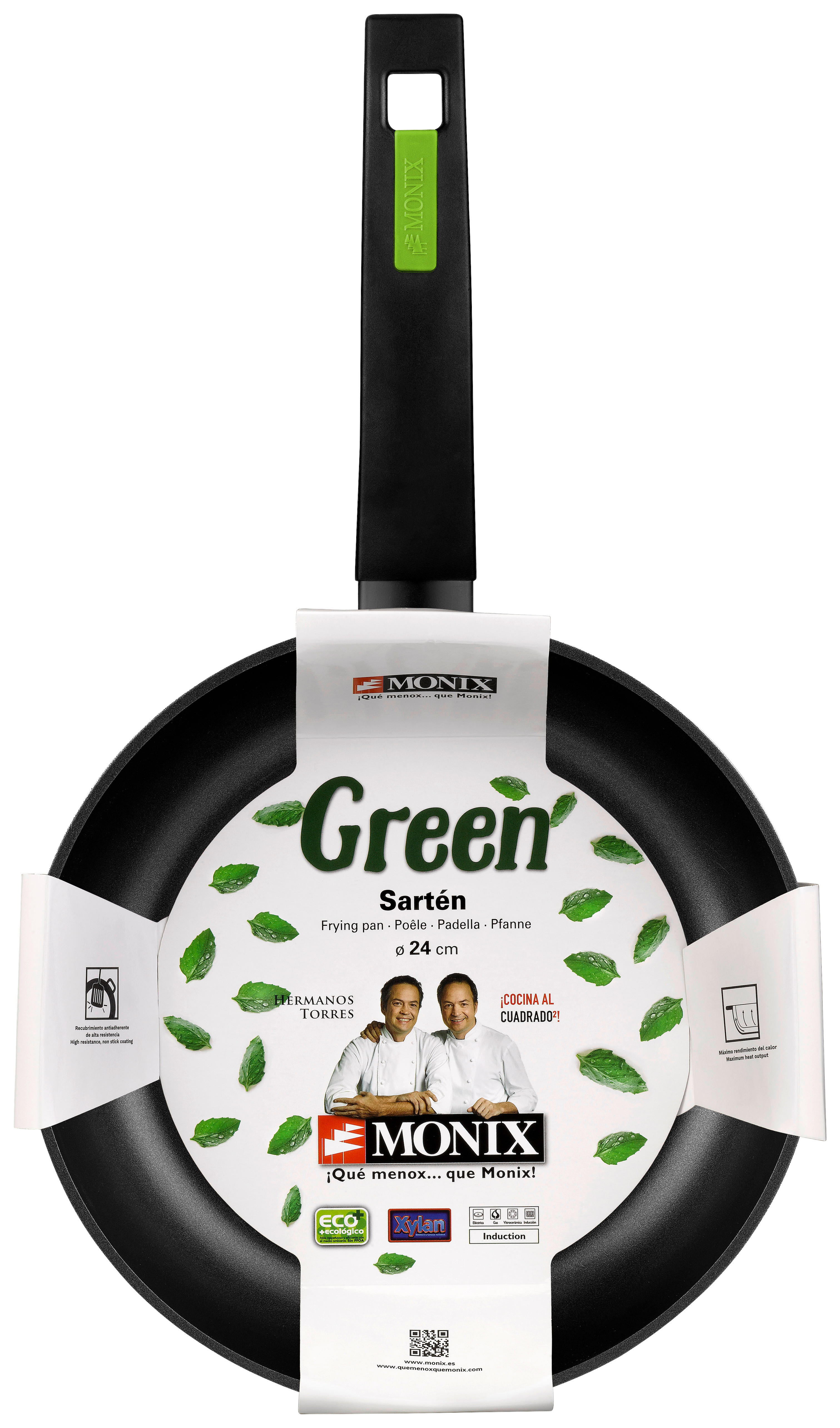 Thumbnail - Monix Pfannenset GREEN grün Aluminium 3 tlg.