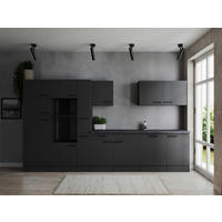 Küchenblock Oliver B/H/T: ca. 370x205x60 cm Oliver - granit/grau (370,00/205,00/60,00cm) - Respekta