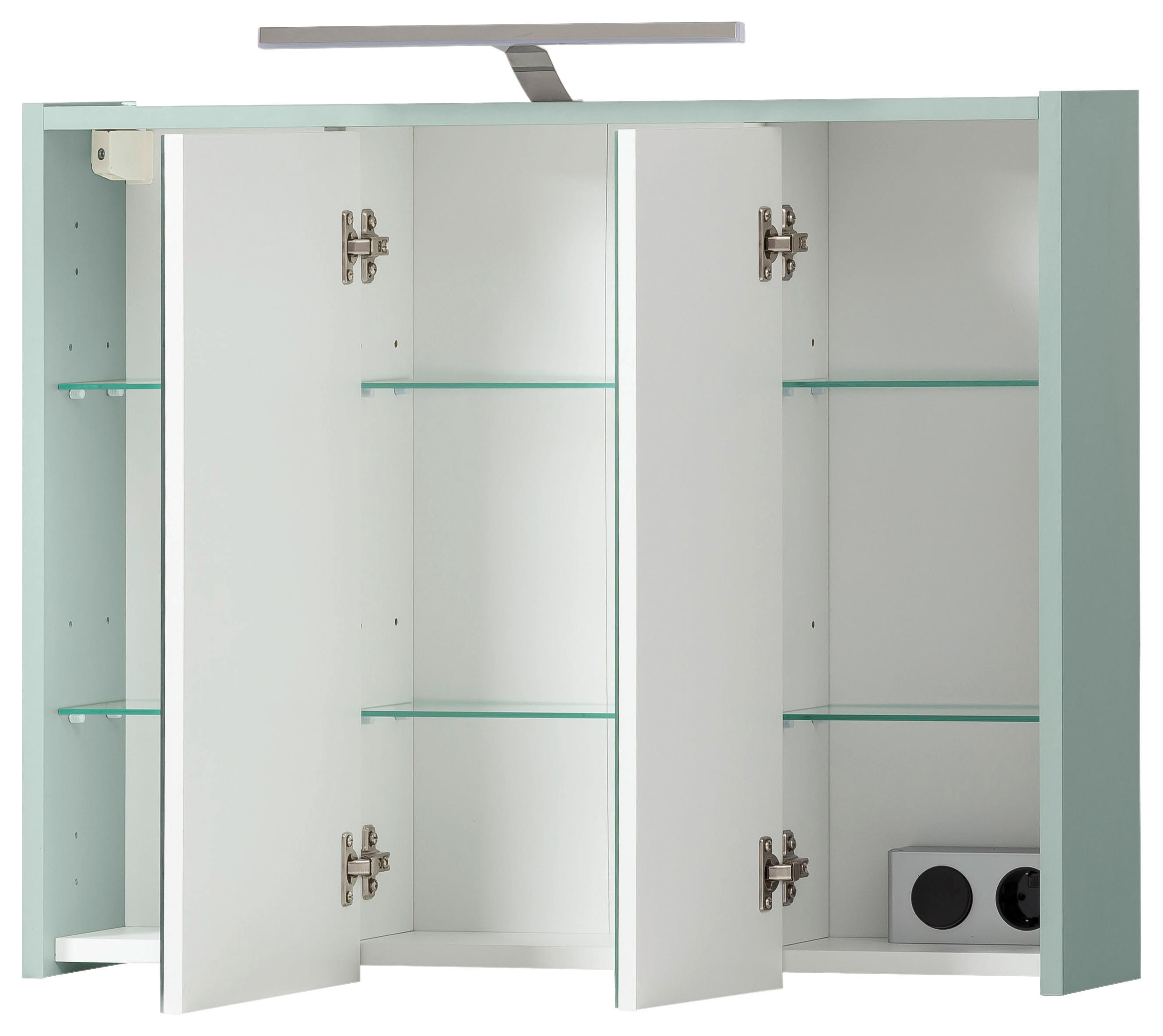 Spiegelschrank Flag Pistazie B/H/T: ca. 74,5x64x16 cm Flag - Pistazie (74,50/64,00/16,00cm) - Möbelpartner