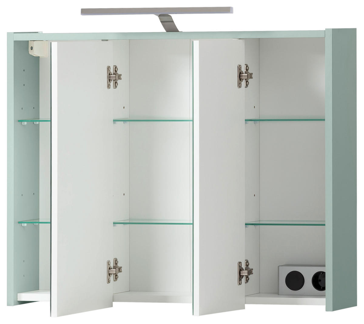 Spiegelschrank Flag Pistazie B/H/T: ca. 74,5x64x16 cm Flag - Pistazie (74,50/64,00/16,00cm) - Möbelpartner