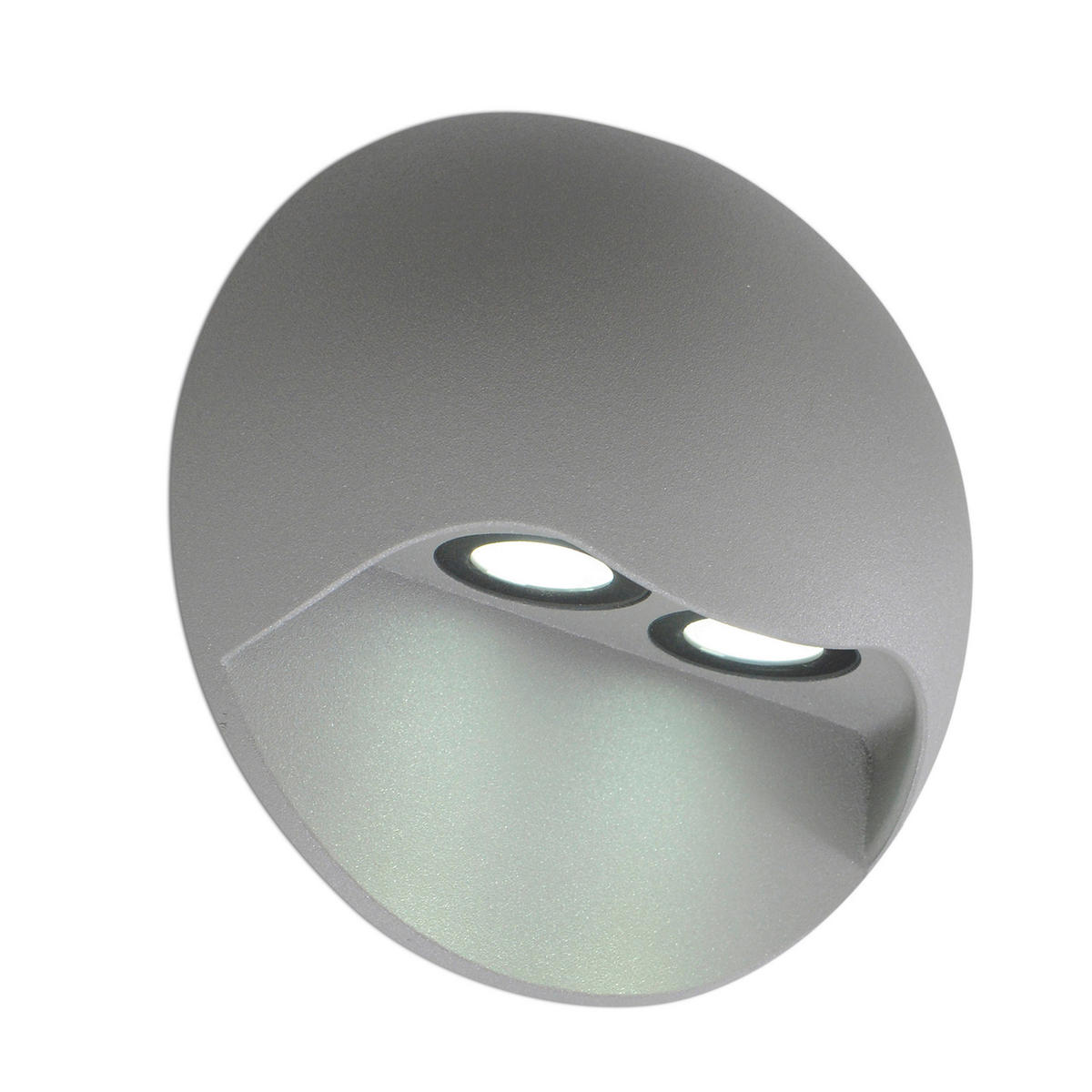 LED-Außenwandleuchte 1148859 weiß H/D: ca. 6,8x13 cm LED Außenwandleuchte VEDUS mit LED - weiß (13,00/6,80cm) - Näve Leuchten