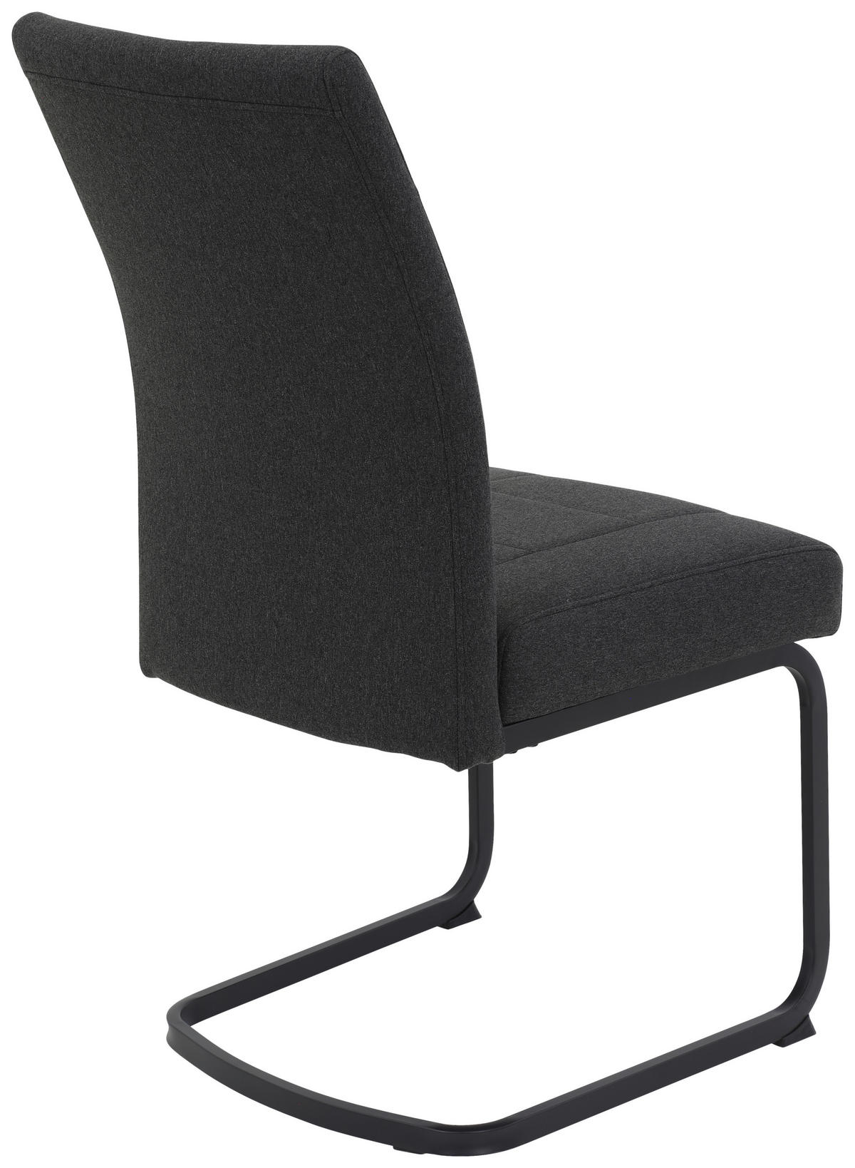 Schwingstuhl Brindisi, 4er-Set anthrazit Metall Webstoff B/H/T: ca. 48x98,5x67 cm Brindisi, 4er-Set - anthrazit (48,00/98,50/67,00cm) - Hela