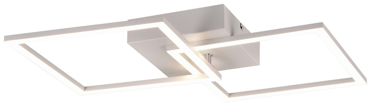 Deckenleuchte weiß Metall B/H/L: ca. 35x7x60 cm Trail - weiß (60,00/35,00/7,00cm)