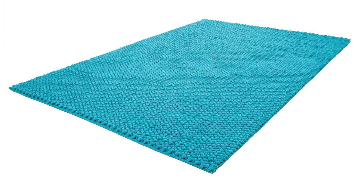 Obsession Teppich My Cool Loop blau B/L: ca. 80x150 cm My Cool Loop - blau (80,00/150,00cm) - Obsession