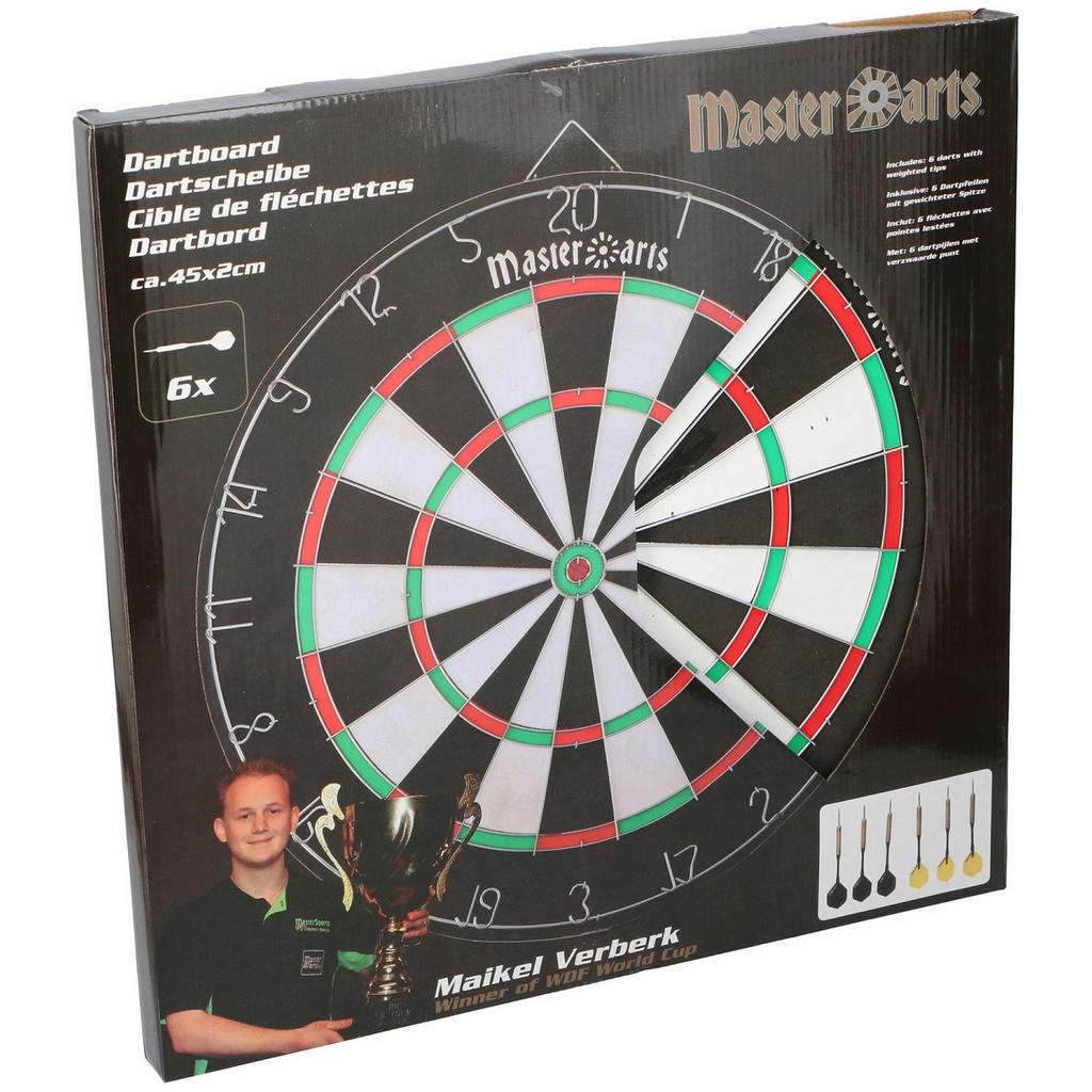 Thumbnail - Dartscheibe B/H/L: ca. 45,5x2,8x45,5 cm