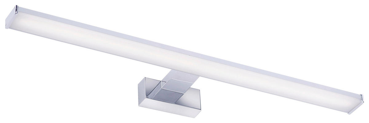 Just Light LED-Spiegelleuchte MATTIS 11133-17 weiß Chrom Kunststoff B/H/T: ca. 12,1x4,2x60 cm 1 Brennstellen MATTIS - weiß/Chrom (12,10/4,20/60,00cm) - Just Light