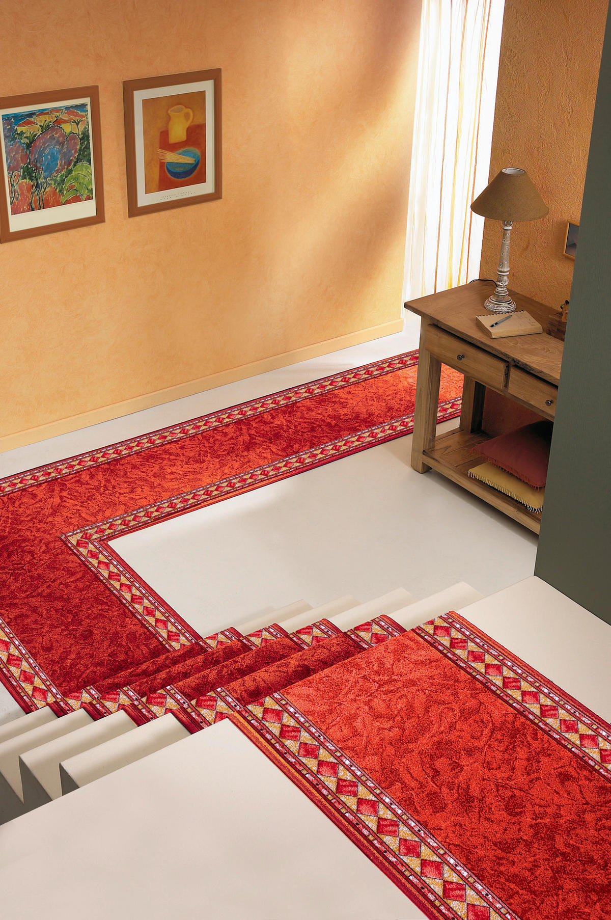 Läufer Cheops rot B: ca. 100 cm pro Meter Cheops - rot (100,00cm)
