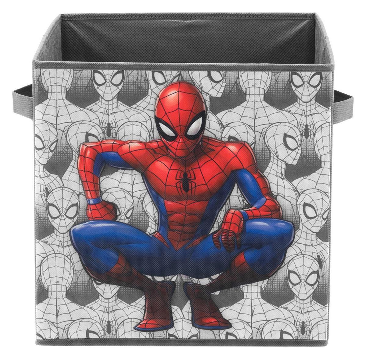 Stoffbox Spiderman grau B/H/T: ca. 32x32x32 cm Spiderman - grau (32,00/32,00/32,00cm) - Disney