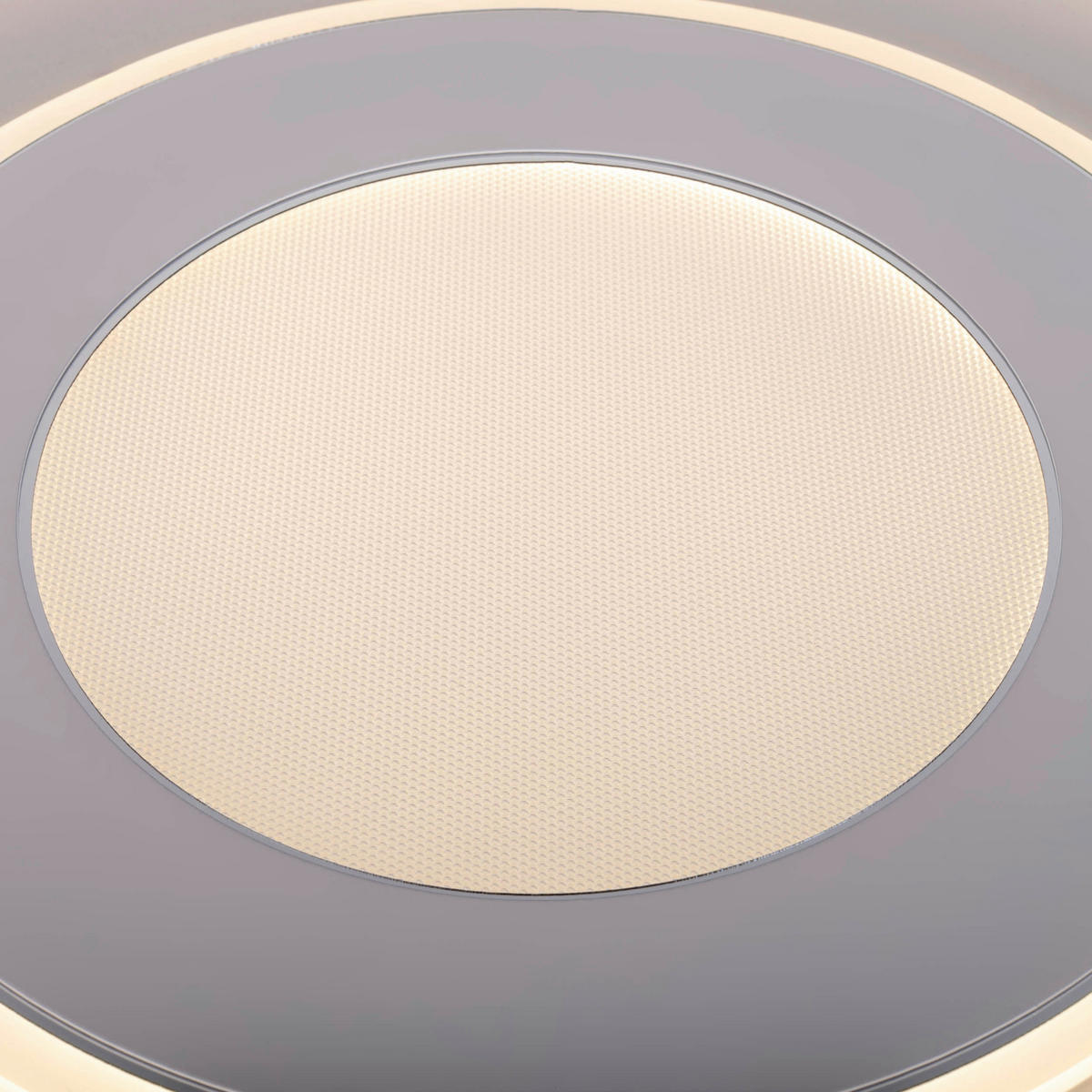 Näve Leuchten LED-Deckenleuchte weiß Kunststoff Metall B/H/T/D: ca. 50x7,5x50x50 cm DOIRA - weiß (50,00/7,50/50,00cm) - Näve Leuchten