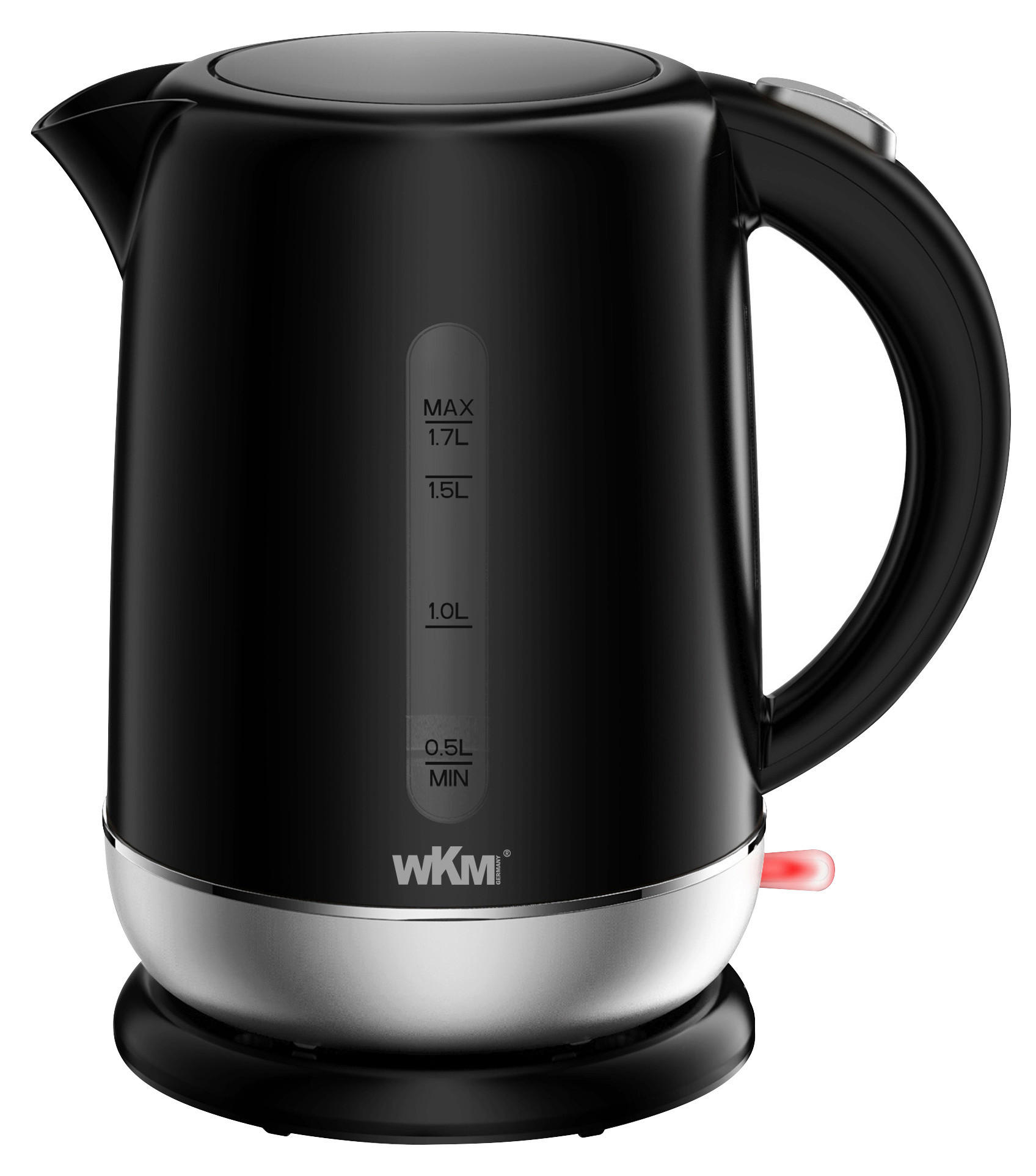 WKM Wasserkocher Classic Line WK2200.1C schwarz silber Kunststoff ca