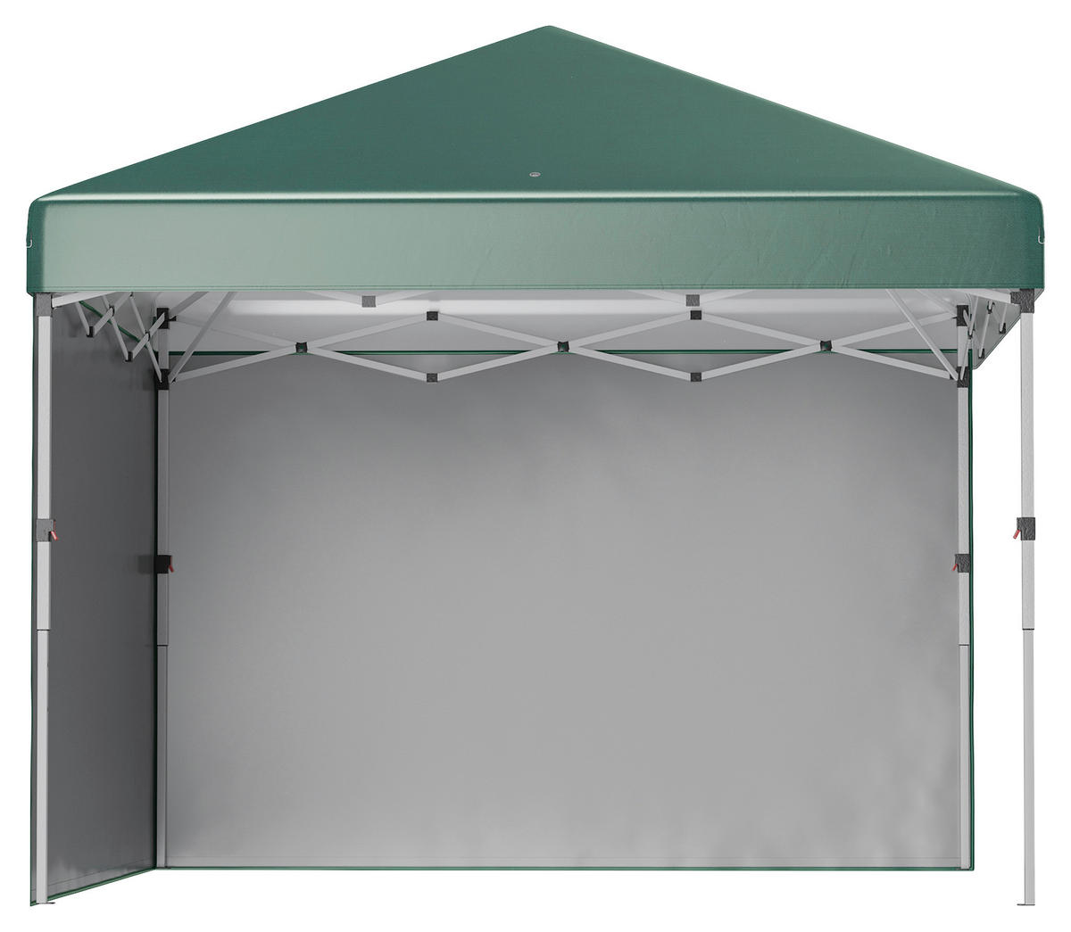 Outsunny Pavillon grün Polyester B/H/L: ca. 297x288x297 cm Pavillon - grün (297,00/297,00/288,00cm) - Outsunny