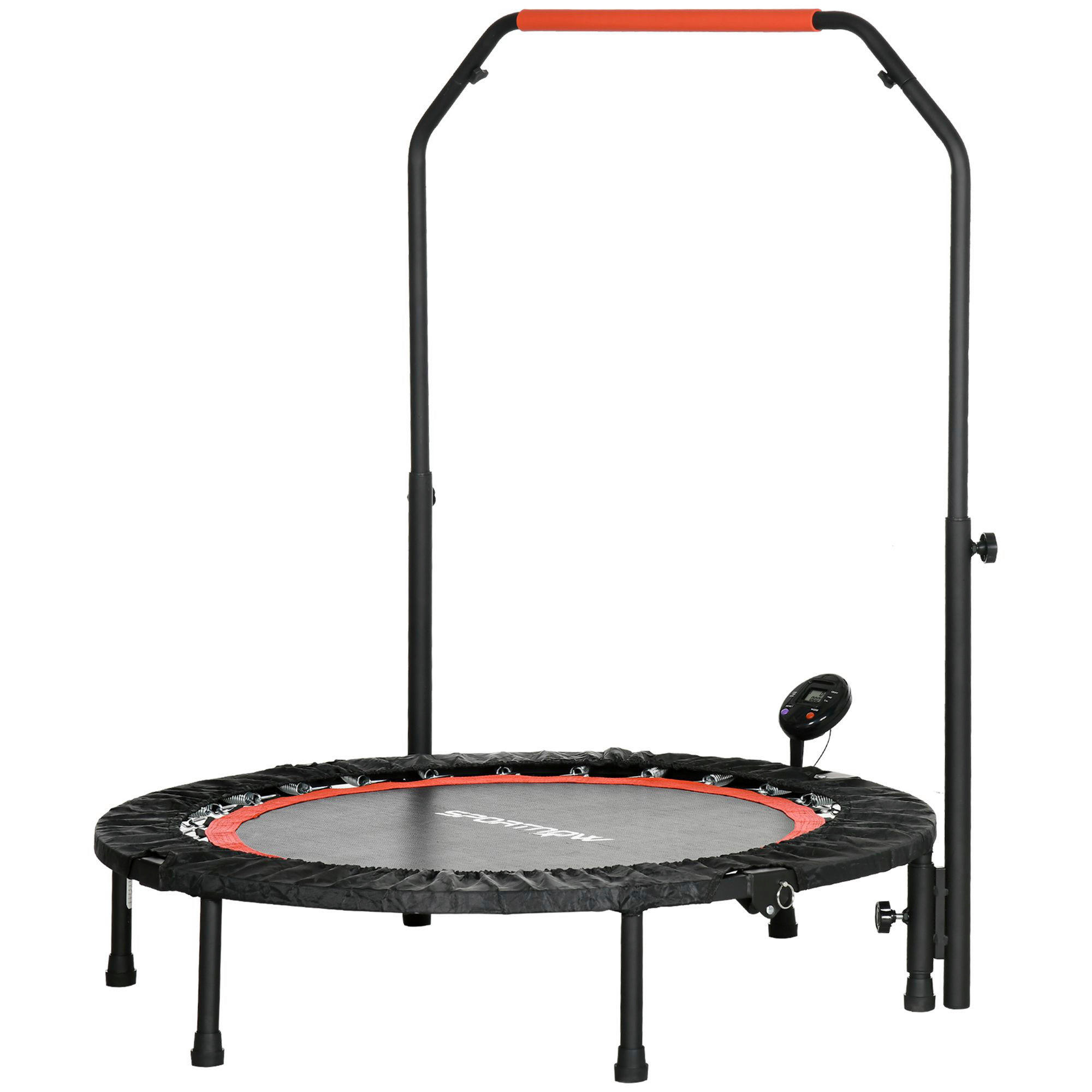 SPORTNOW Trampolin rot Nylon B/H/L: ca. 102x123x102 cm Trampolin - rot/schwarz (102,00/102,00/123,00cm) - SPORTNOW