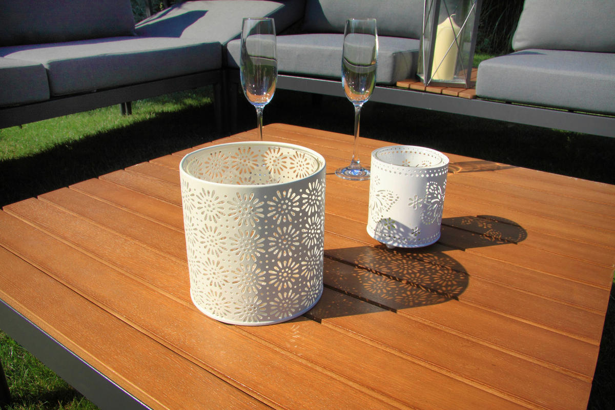 Acamp Loungeset Paros anthrazit Akazie Paros - anthrazit/teak - Acamp