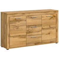Sideboard Jam Eiche Wotan Nachbildung B/H/T: ca. 125x80x35 cm Jam - Eiche (125,00/80,00/35,00cm) - xonox.home