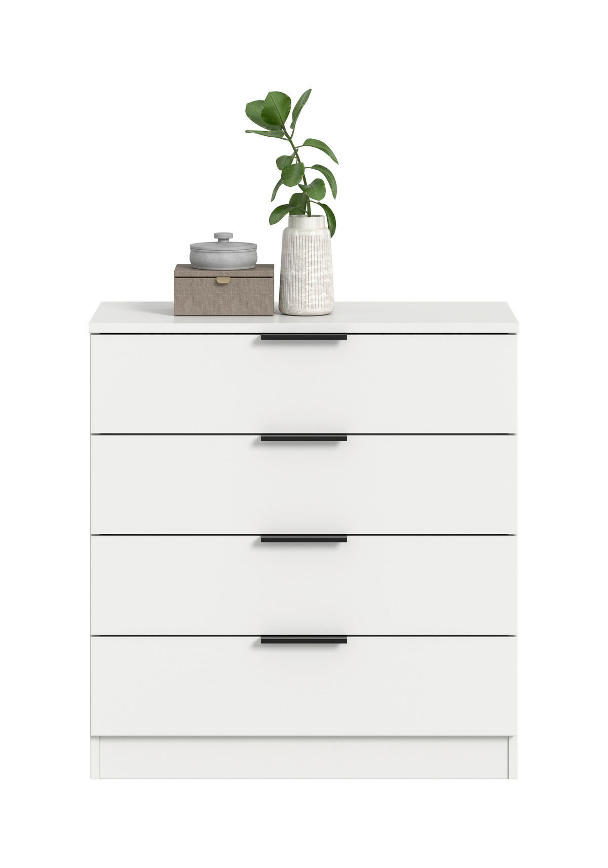 Kommode KOPENHAGEN weiß B/H/T: ca. 74x80x35 cm KOPENHAGEN - weiß (74,00/80,00/35,00cm) - xonox.home