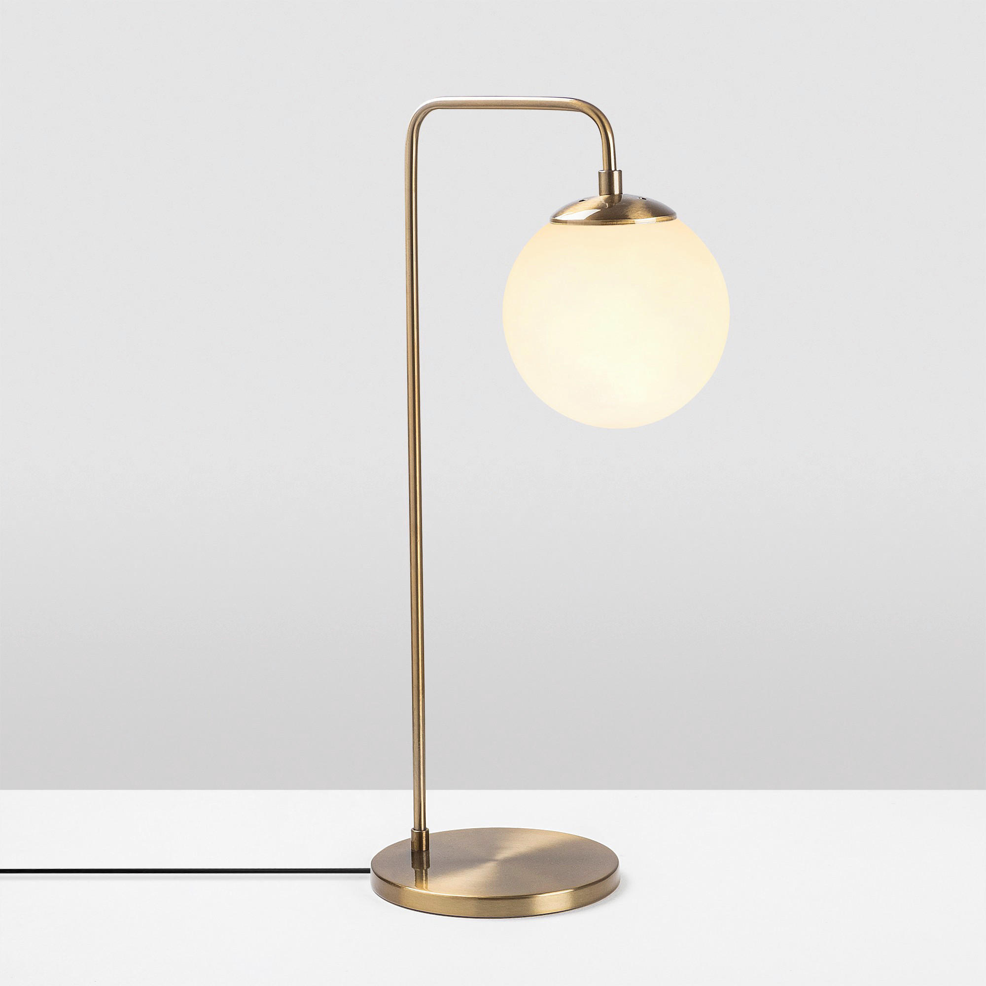 Opviq Tischleuchte Viran bronze Glas Metall B/H/T/L/D: ca. 25x55x25x17x15 cm E14 1 Brennstellen Viran - bronze (17,00/25,00/55,00cm) - Opviq