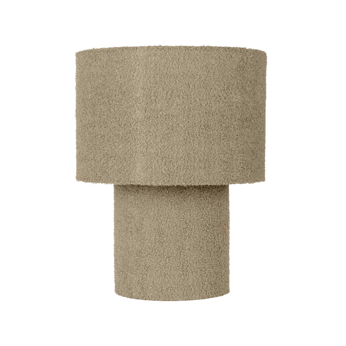 Näve Leuchten Tischleuchte beige Metall Textil Kunststoff B/H/T/D: ca. 23x31x23x23 cm E27 1 Brennstellen FLUFFY - beige (23,00/31,00/23,00cm) - Näve Leuchten