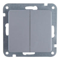 UniTec Schalter silber ca. 250 V Serienschalter_Genua - silber - UniTec