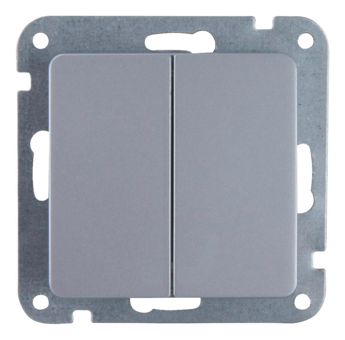 UniTec Schalter silber ca. 250 V Serienschalter_Genua - silber - UniTec