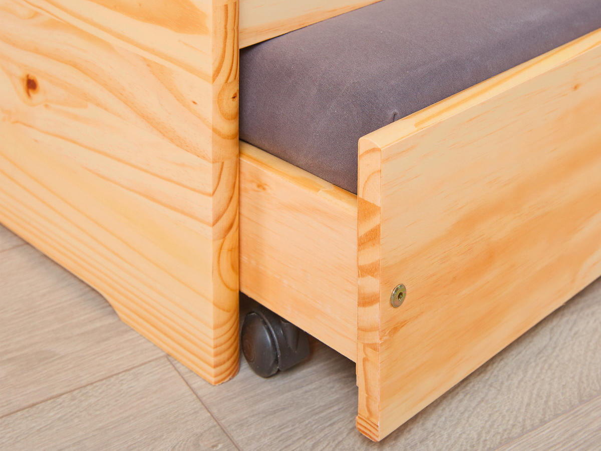 Funktionsbett Lotar natur Liegefläche B/L: ca. 90x200 cm Lotar - natur (97,00/65,00/209,00cm) - Inter Link